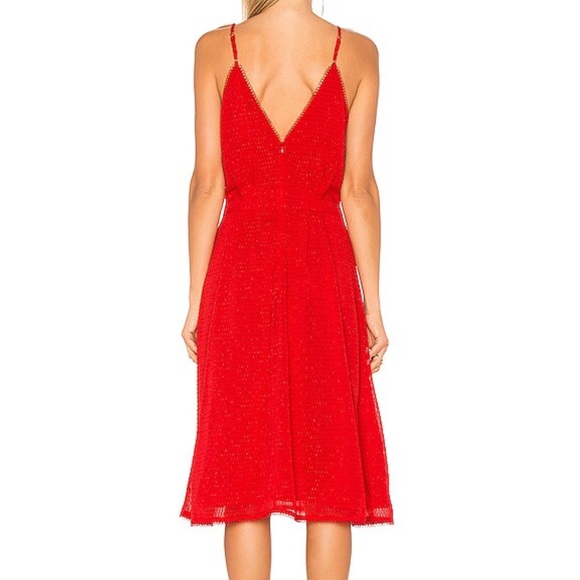 House of Harlow 1960 x REVOLVE Ines Dress in Racing Red - Picture 2 of 5